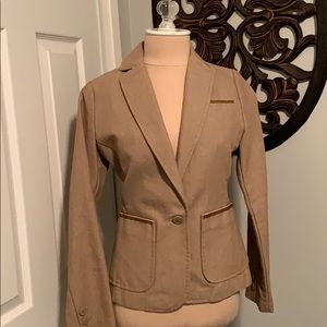 GAP tan blazer XS